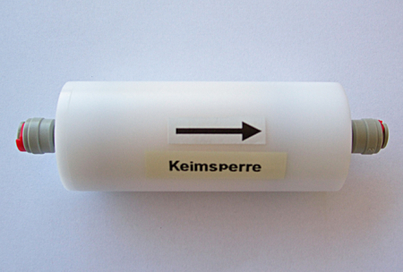 Diese Keimsperre ist so aufgebaut, dass sie sich selbst entl�ftet. Ein Druckverlust ist somit nicht gegeben.