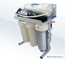 LWM Premium DirectFlow Umkehrosmoseanlage (ohne Tank) 4-7-stufig 300 GPD / 1.140 Liter mit Boosterpumpe